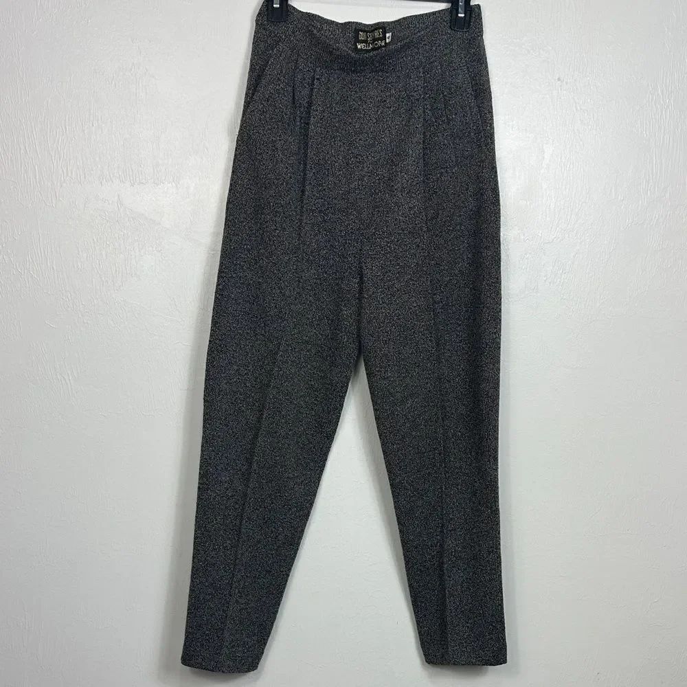 Don Sayres Y2K for Wellmore Vintage Pleated Tapered Barrel Dress Pants Size 8